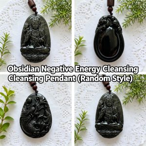 A27 A27 Obsidian Negative Energy Cleansing Pendant (Random Style) (Copy)