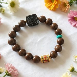 image12 D20 Hidden Order Brocade Pattern · Herbal Beads Bracelet